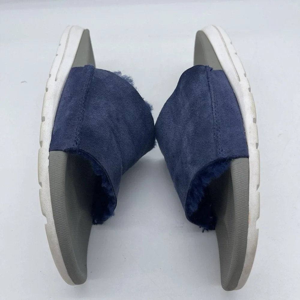 UGG Xavier Twin Face Men's Approximate Size 8 Slides Sandals Slippers Navy Blue